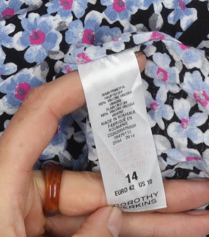 Womens UK Size 14 Dorothy Perkins Multicoloured Camisole Tank