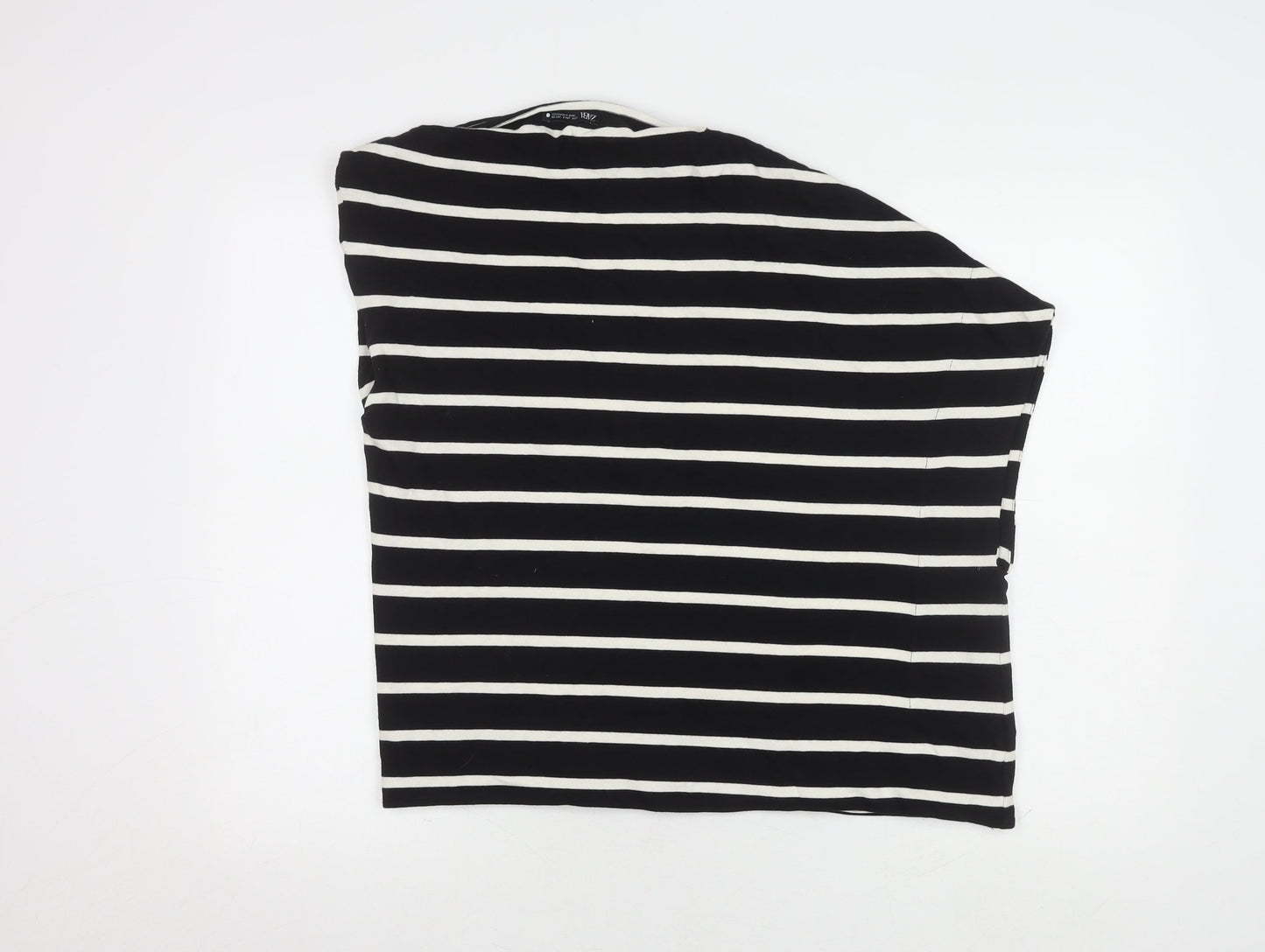 Womens UK Size S Zara Black Basic Blouse