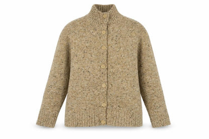 Womens UK Size L Damart Beige Cardigan Jumper