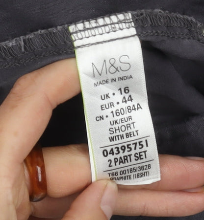 Womens UK Size 16 Marks and Spencer   Grey Trousers