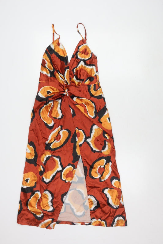 PrettyLittleThing Women's Multicoloured Animal Print Dress