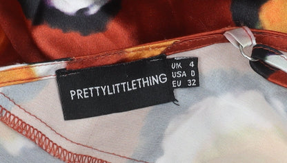 PrettyLittleThing Women's Multicoloured Animal Print Dress