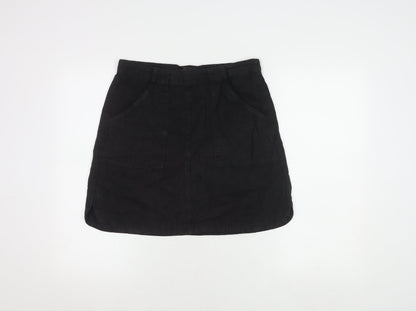 Next Women’s Black Linen Pencil Skirt, Size 10
