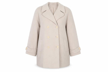 Womens UK Size 18 Selective Beige Pea Coat
