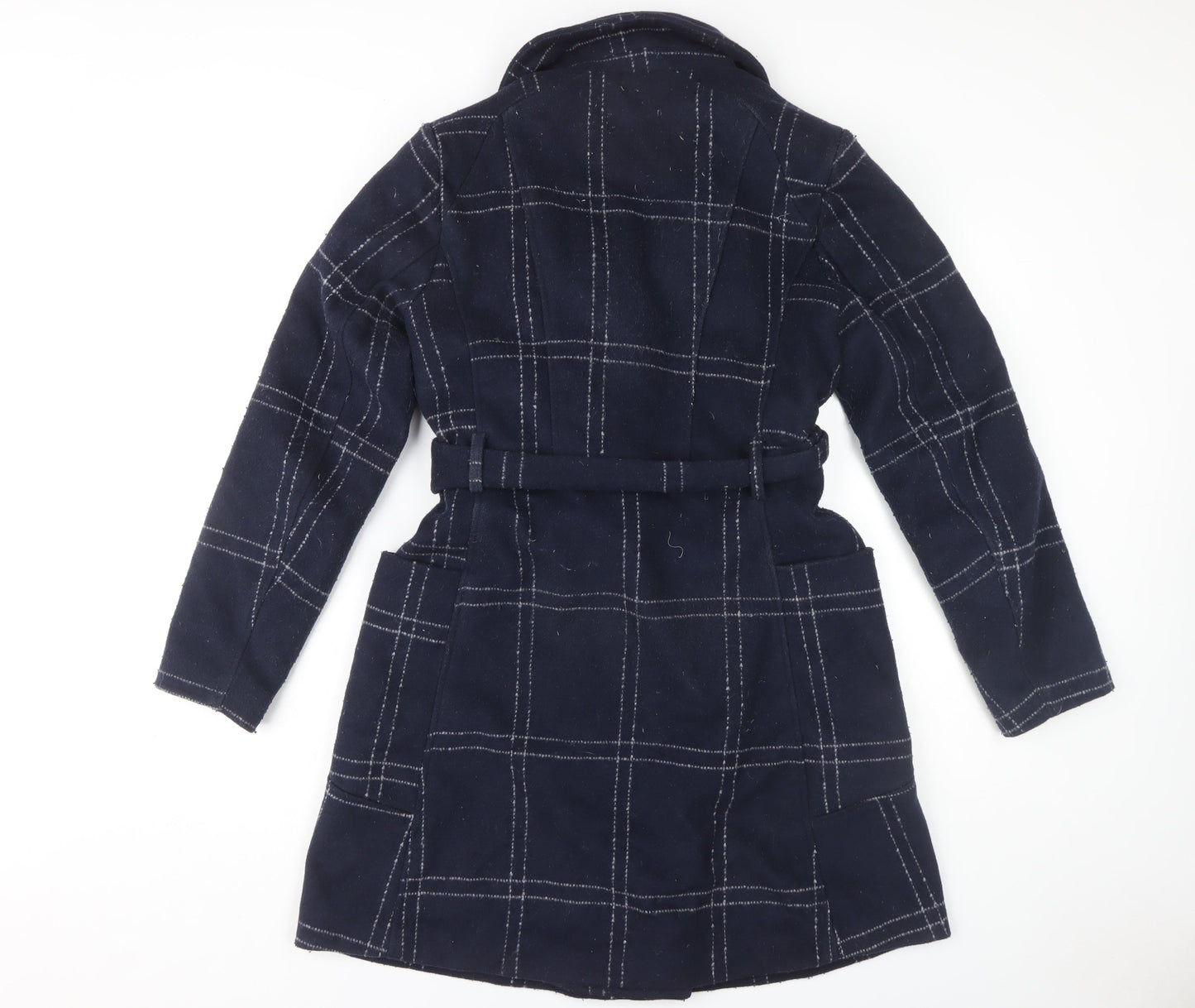 Womens UK Size 10 VILA Blue Overcoat