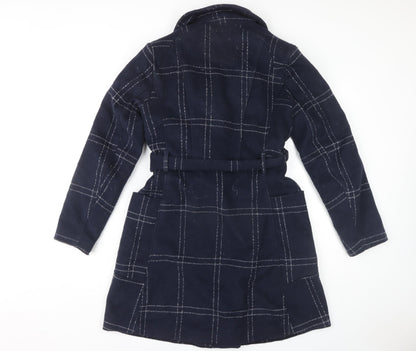 Womens UK Size 10 VILA Blue Overcoat