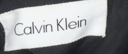 Mens UK Size 40 Calvin Klein Black Overcoat