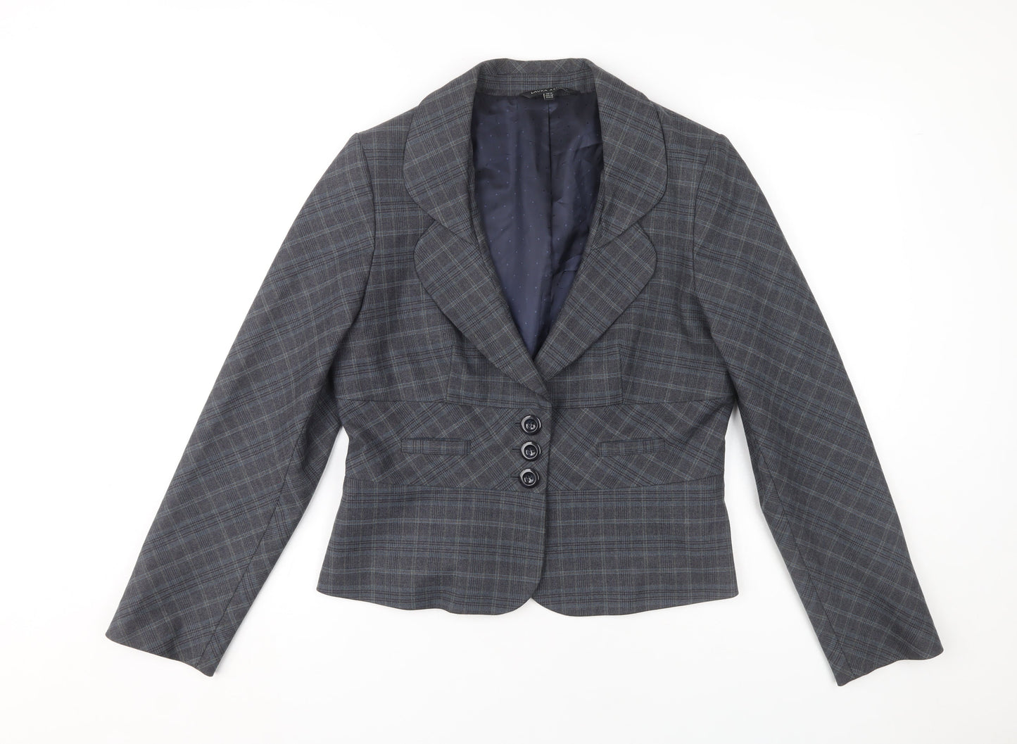 Womens UK Size 14 Laura Ashley Regular Grey Blazer