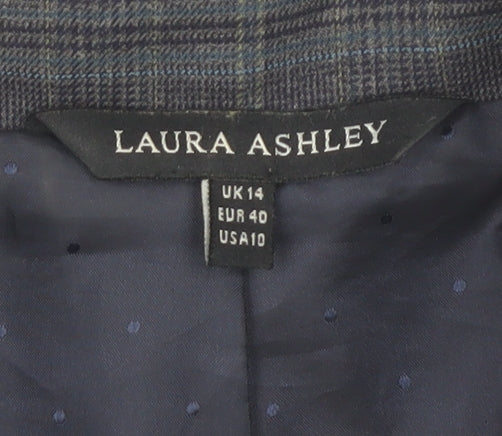 Womens UK Size 14 Laura Ashley Regular Grey Blazer