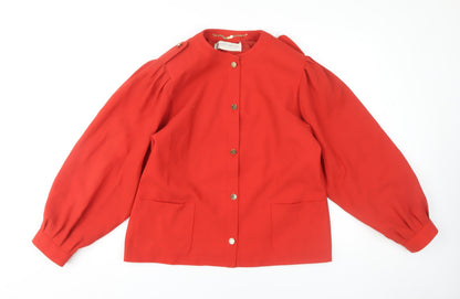 Womens UK Size 16 Windsmoor Red Basic Jacket
