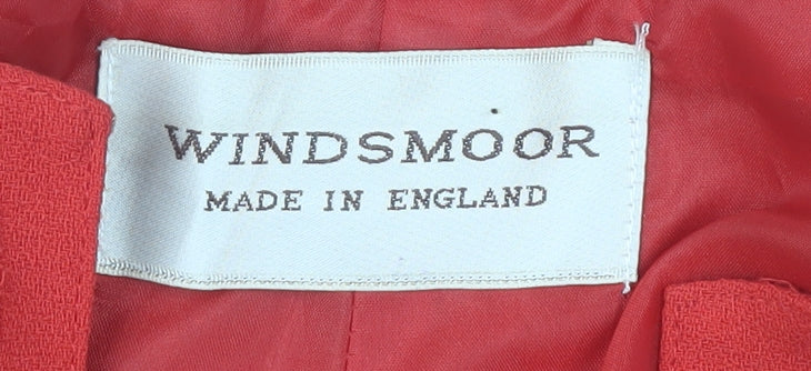 Womens UK Size 16 Windsmoor Red Basic Jacket