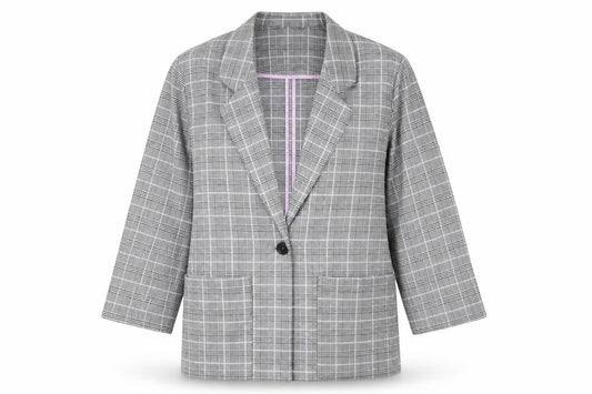 Womens UK Size S Monki Grey Basic Jacket