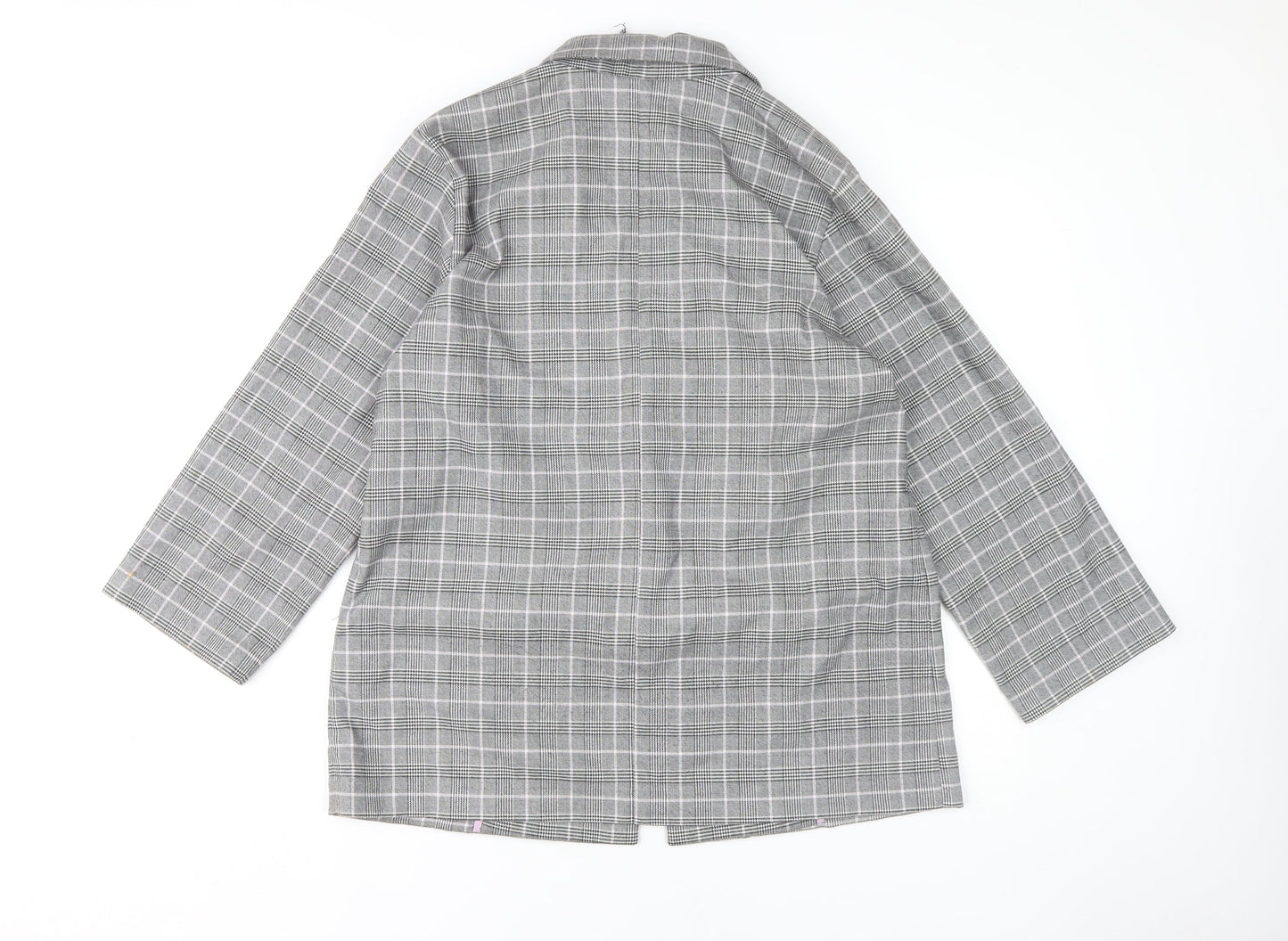 Womens UK Size S Monki Grey Basic Jacket
