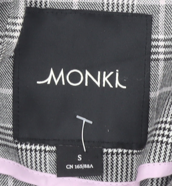 Womens UK Size S Monki Grey Basic Jacket