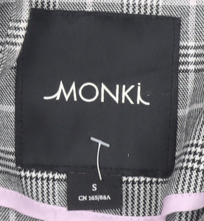 Womens UK Size S Monki Grey Basic Jacket