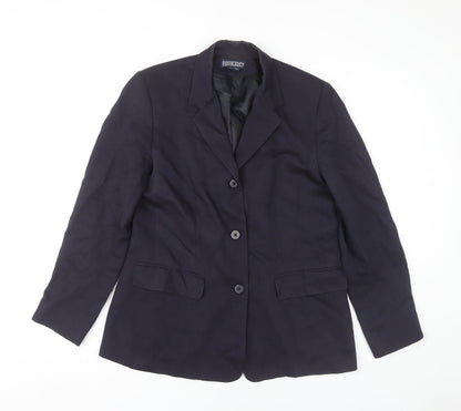 Lands' End Women's Blue Blazer Jacket Size 6