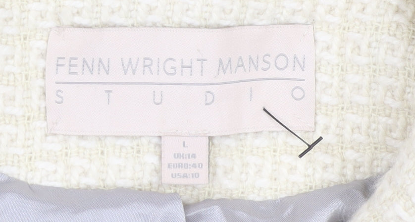 Fenn Wright Manson Women's Ivory Blazer Size 14