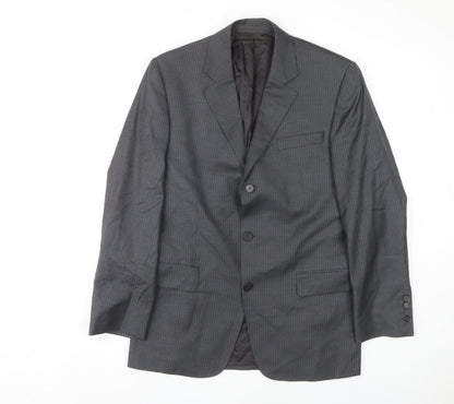 Mens UK Size 38 Jaeger Regular Grey Suit Jacket