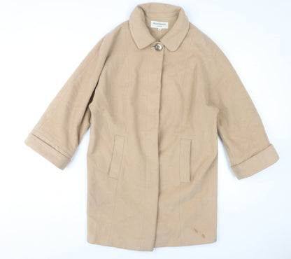 Womens UK Size 10 Helene Berman Beige Overcoat