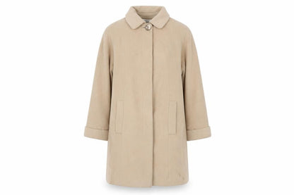 Womens UK Size 10 Helene Berman Beige Overcoat