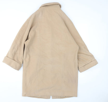 Womens UK Size 10 Helene Berman Beige Overcoat