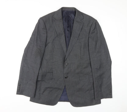 Mens UK Size 40 Marks and Spencer Regular Grey Suit Jacket