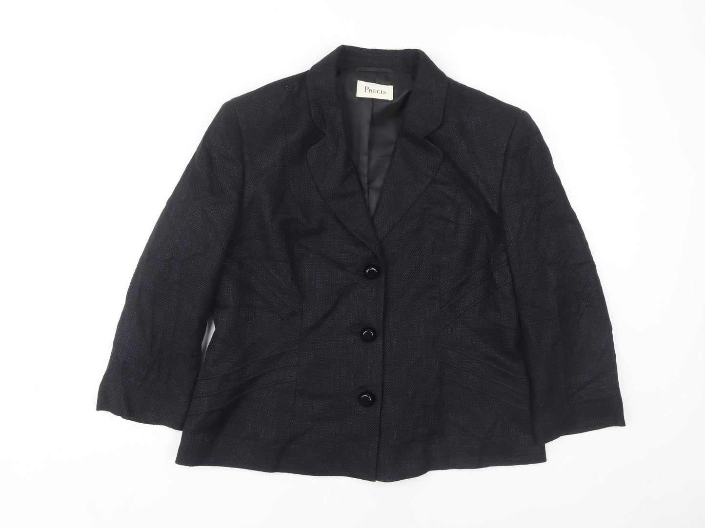 Precis Women's Black Suit Jacket Size 16 Classic Business Wear