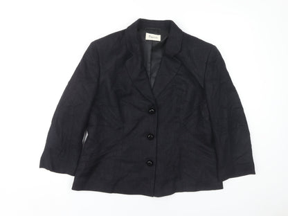Precis Women's Black Suit Jacket Size 16 Classic Business Wear