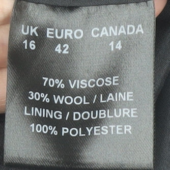 Precis Women's Black Suit Jacket Size 16 Classic Business Wear