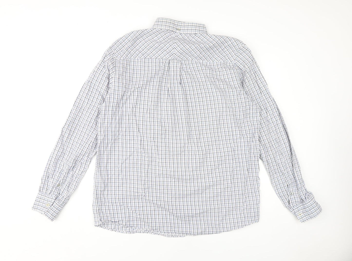 Mens UK Collar Size XL John Lewis Smart Blue  Dress Shirt