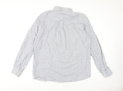 Mens UK Collar Size XL John Lewis Smart Blue  Dress Shirt