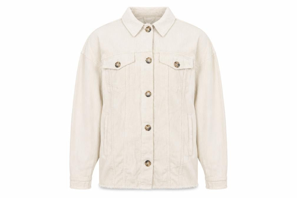 Unisex Adults UK Size S Stradivarius Beige Basic Jacket