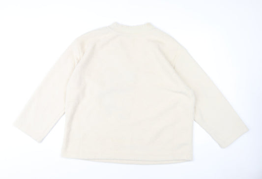 Womens UK Size L Marks and Spencer Beige Pullover Jumper