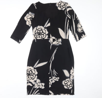 Creasur Women's Black Bodycon Dress Size 10