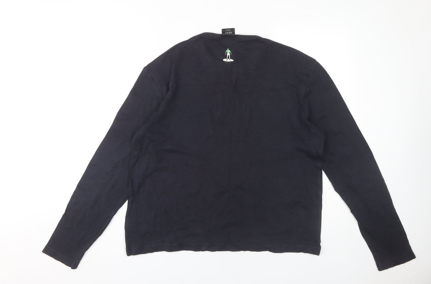 Next Men's Black Long Sleeve Graphic T-Shirt M