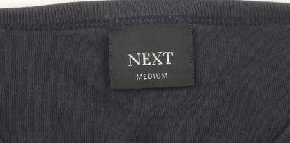 Next Men's Black Long Sleeve Graphic T-Shirt M