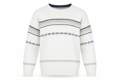 Mens UK Size L Greenwoods Ivory Pullover Jumper