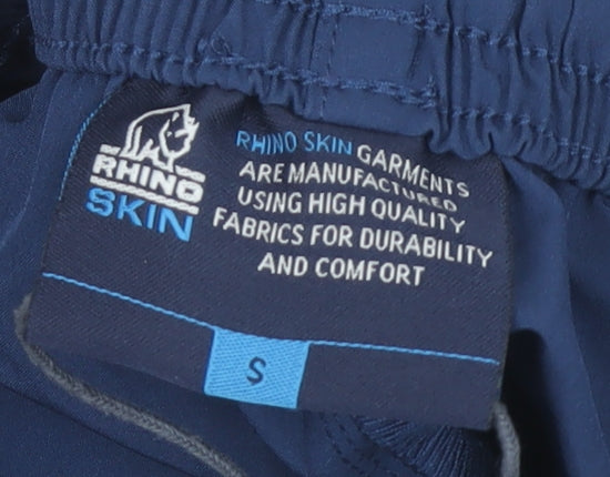 RHINO Men’s Blue Shorts S - Breathable & Quick Dry