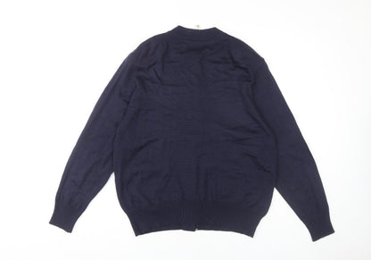 Bellino Women's Blue Cardigan, UK 14, Long Sleeve, Knit