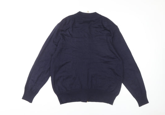 Bellino Women's Blue Cardigan, UK 14, Long Sleeve, Knit