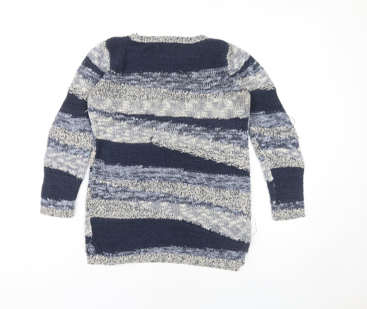 Womens UK Size 8 M&Co Multicoloured Pullover Jumper