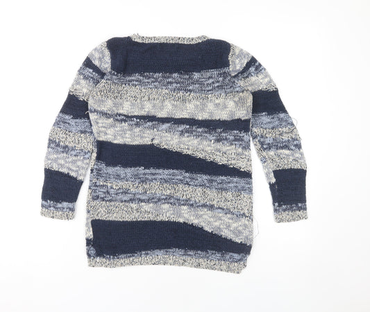 Womens UK Size 8 M&Co Multicoloured Pullover Jumper