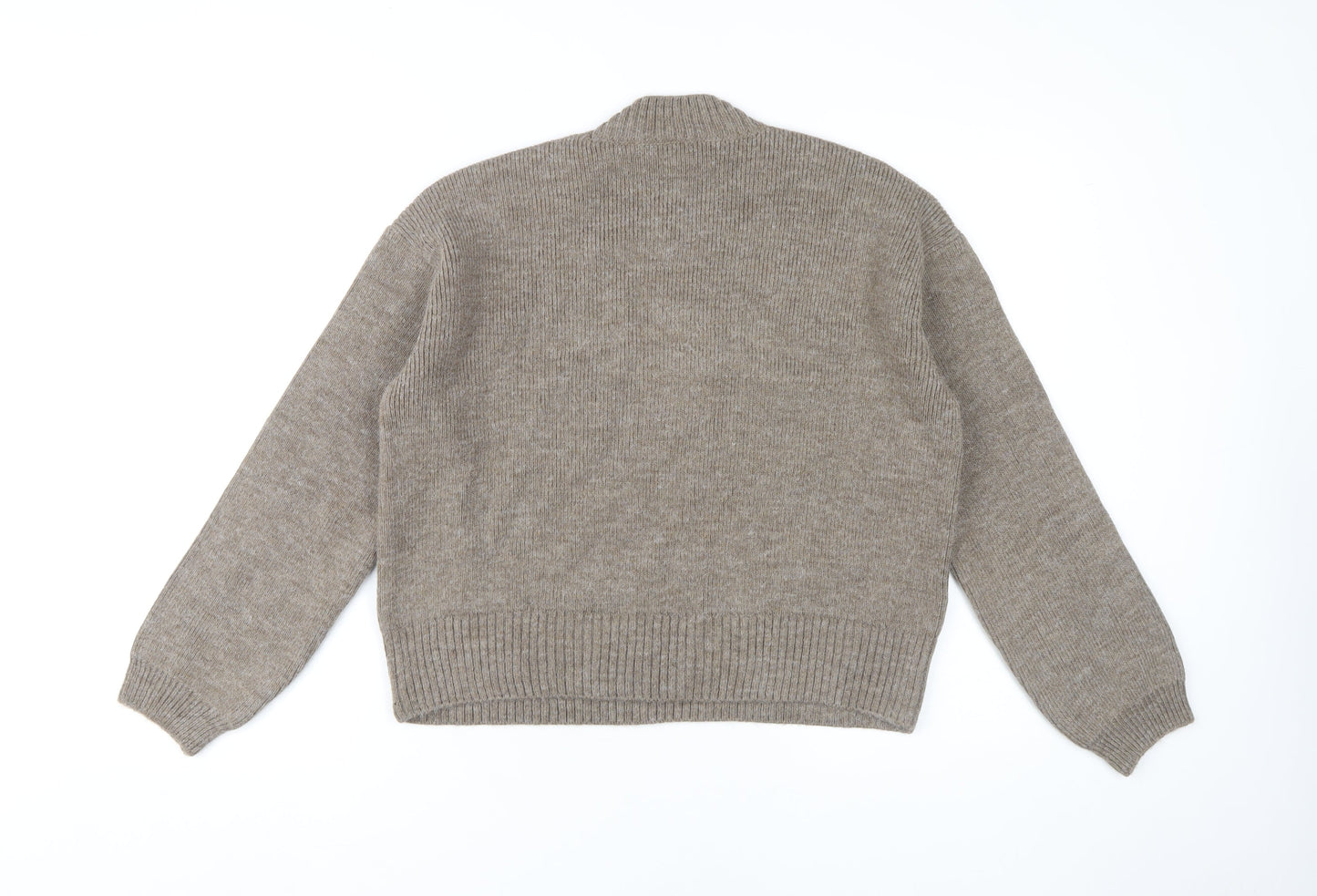 Womens UK Size M Marks and Spencer Brown Pullover Jumper