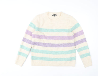 Womens UK Size 12 Bonmarché Multicoloured Pullover Jumper