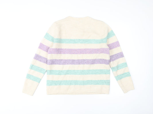 Womens UK Size 12 Bonmarché Multicoloured Pullover Jumper