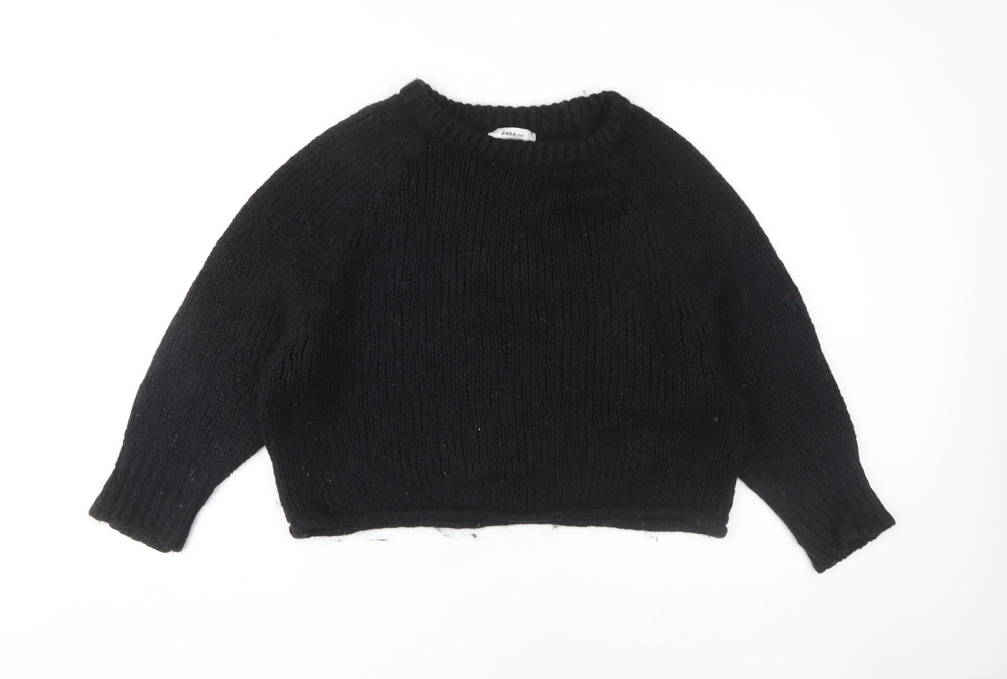 Womens UK Size M Zara Black Pullover Jumper