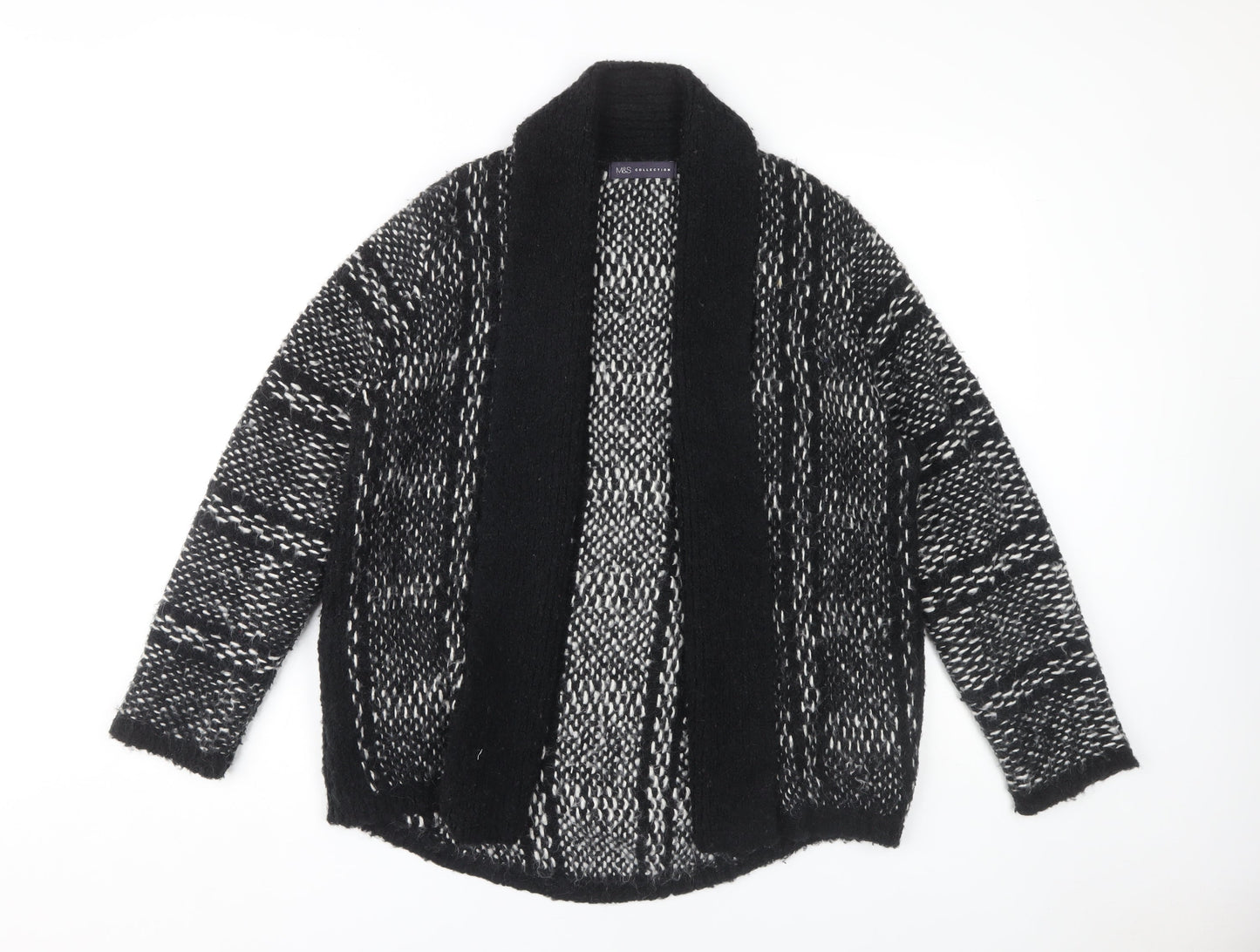 Womens UK Size 14 Marks and Spencer Black Cardigan Jumper