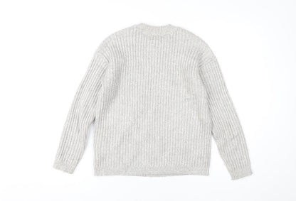Womens UK Size XS Marks and Spencer Grey Pullover Jumper