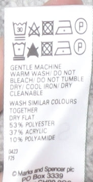 Womens UK Size XS Marks and Spencer Grey Pullover Jumper