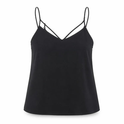 Womens UK Size 10 River Island Black Camisole Tank